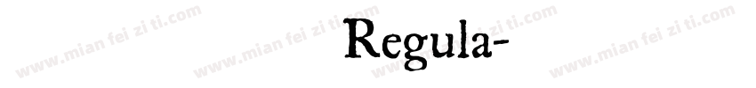 ●大润发粗圆 Regula字体转换